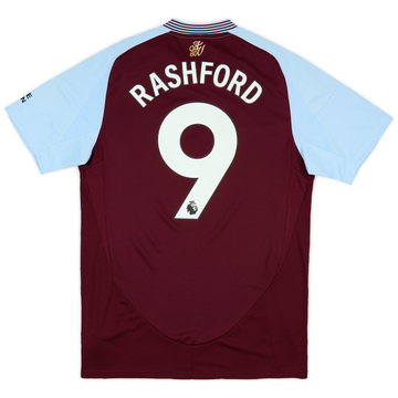 2024-25 Aston Villa Home Shirt Rashford #9
