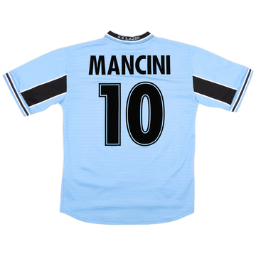 1998-00 Lazio Home Shirt Mancini #10 - 8/10 - (S)