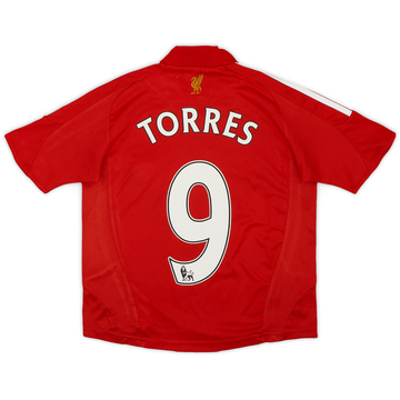 2008-10 Liverpool Home Shirt Torres #9 - 7/10 - (6-7 Years)