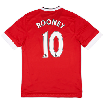 2015-16 Manchester United Player Issue Home Shirt Rooney #10 (L)