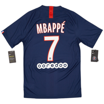 2019-20 Paris Saint-Germain Home Shirt Mbappe #7 (S)
