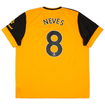 2020-21 Wolves Home Shirt Neves #8 - 9/10 - (XXL)