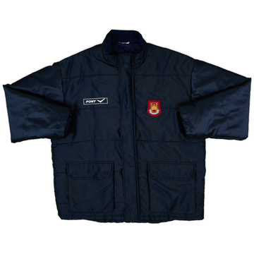 1997-98 West Ham Pony Padded Bench Coat - 9/10 - (XXL)
