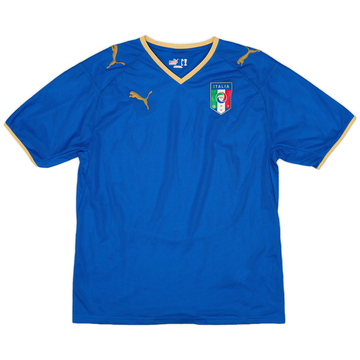 2007-08 Italy Home Shirt - 9/10 - (XXL.Boys)