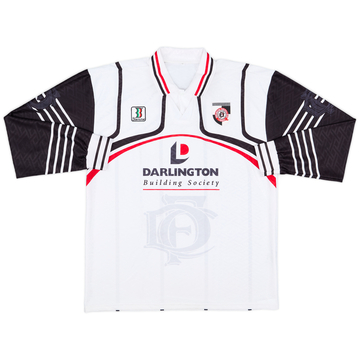 1998-99 Darlington Home L/S Shirt - 8/10 - (M)