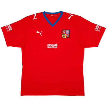 2008-09 Czech Republic Basic Home Shirt - 9/10 - (L)