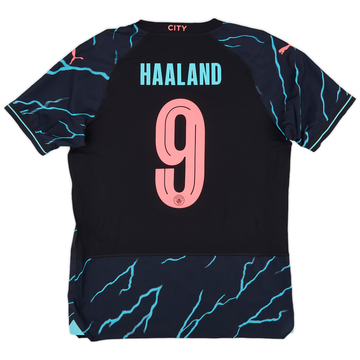 2023-24 Manchester City Authentic Third Shirt Haaland #9 (M)