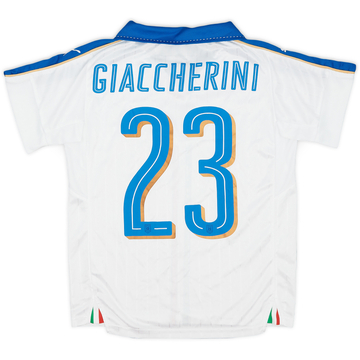 2016-17 Italy Away Shirt Giacchherini #23 - 7/10 - (M.Boys)