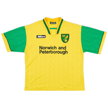 1996-97 Norwich Home Shirt - 5/10 - (XL)