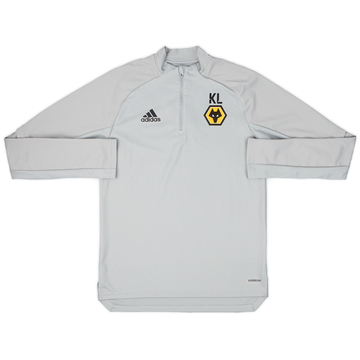 2020-21 Wolves adidas Staff Issue 1/4 Zip Drill Top KL - 9/10 - (S)