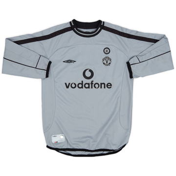 2001-02 Manchester United Centenary GK Shirt - 8/10 - (S.Boys)