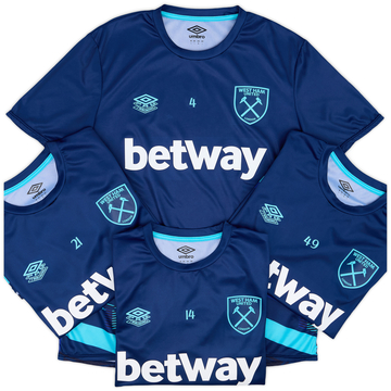 2023-24 West Ham Player Issue Pre-Match Shirt - As New - (L)