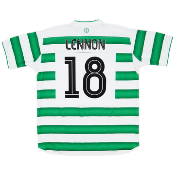 2003-04 Celtic Home Shirt Lennon #18 - 7/10 - (XL)