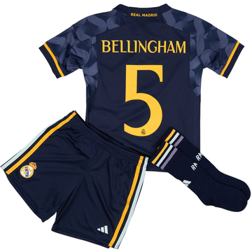 2023-24 Real Madrid Away Full Kit Bellingham #5 (4-5 Years)
