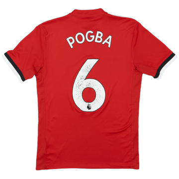 2017-18 Manchester United Home Shirt Pogba #6 - 5/10 - (XS)