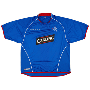 2005-06 Rangers Home Shirt - 6/10 - (XL)