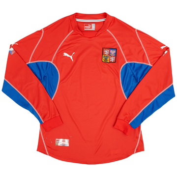 2002-04 Czech Republic Home L/S Shirt - 7/10 - (XXL)
