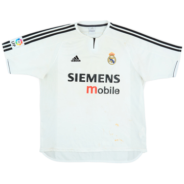 2003-04 Real Madrid Home Shirt - 5/10 - (L)