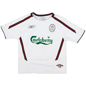 2003-04 Liverpool Away Shirt - 8/10 - (M.Boys)