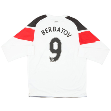 2010-12 Manchester United Away L/S Shirt Berbatov #9 - 6/10 - (M)