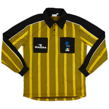 1990s Italy FIGC Diadora Referee Shirt - 6/10 - (XL)