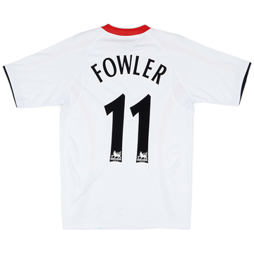 2005-06 Liverpool Away Shirt Fowler #11 - 8/10 - (S)