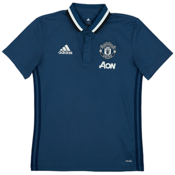 2016-17 Manchester United adidas Polo Shirt - 10/10 - (S)