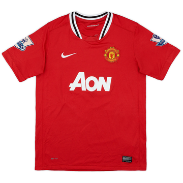 2011-12 Manchester United Home Shirt - 6/10 - (L.Boys)