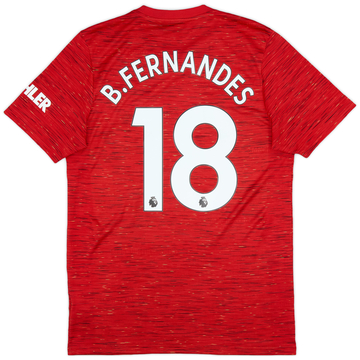 2020-21 Manchester United Home Shirt B.Fernandes #18 - 10/10 - (M)