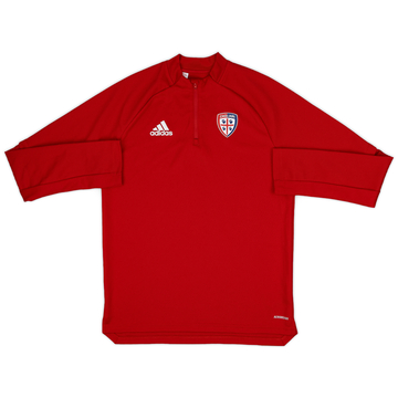 2019-20 Cagliari Macron 1/4 Zip Drill Top - 10/10 - (L.Boys)