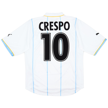 2001-02 Lazio European Home Shirt Crespo #10 - 8/10 - (S)