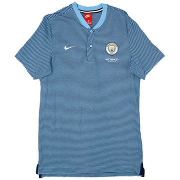 2017-18 Manchester City Nike Polo Shirt - 9/10 - (M)