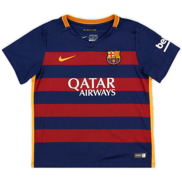 2015-16 Barcelona Home Shirt - 8/10 - (5-6 Years)