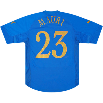 2004-06 Italy Player Issue Home Shirt Mauri #23 - 6/10 - (L)