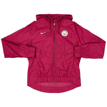 2017-18 Manchester City Nike Hooded Track Jacket - 7/10 - (S)