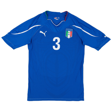 2010-12 Italy Player Issue Home Shirt #3 - 7/10 - (L)