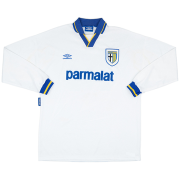 1993-95 Parma Match Issue Home L/S Shirt #14