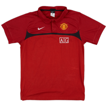 2010-11 Manchester United Nike Polo Shirt - 8/10 - (L)