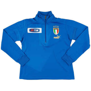 2004-06 Italy Puma 1/4 Zip Drill Top - 7/10 - (L.Boys)