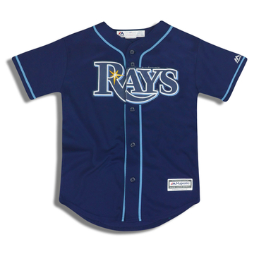 2009-14 Tampa Bay Rays Majestic Cool Base Jersey (Alternate) Y