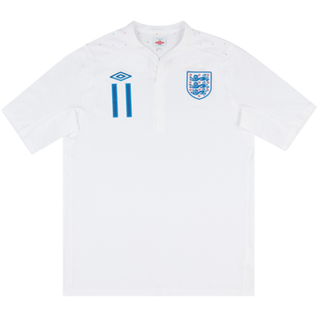2010 England U-19 Match Issue Home Shirt #11 (Ince)