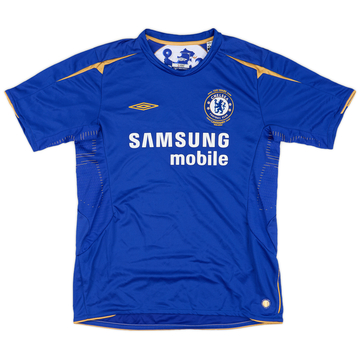 2005-06 Chelsea Centenary Home Shirt - 9/10 - (L.Boys)