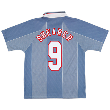 1996-97 England Away Shirt Shearer #9 - 8/10 - (L)