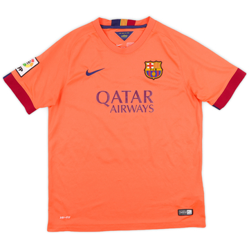 2014-15 Barcelona Away Shirt - 6/10 - (XL.Boys)