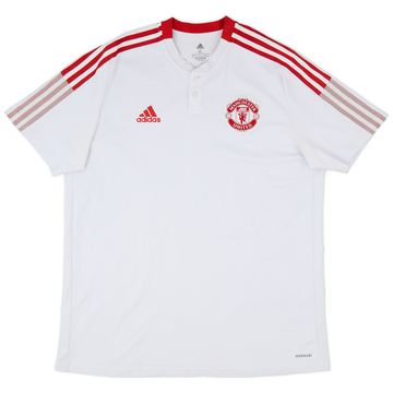 2021-22 Manchester United adidas Polo Shirt - 6/10 - (XL)