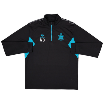 2023-24 Southampton Staff Issue Hummel 1/4 Zip Drill Top WB - 8/10 - (XL)