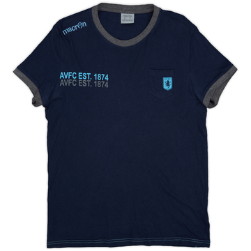 2014-15 Aston Villa Macron Cotton Tee - 6/10 - (L)