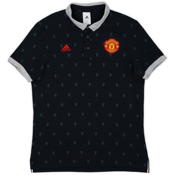 2015-16 Manchester United adidas Polo Shirt - 8/10 - (L)