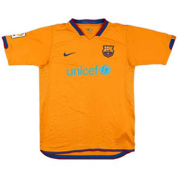 2006-08 Barcelona Away Shirt - 7/10 - (XL.Boys)