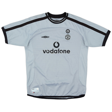 2001-02 Manchester United Centenary GK S/S Shirt - 7/10 - (L.Boys)